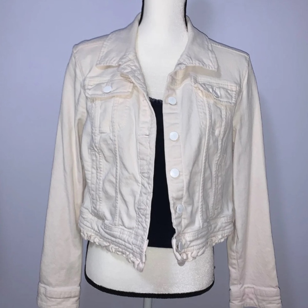 White Denim Jacket